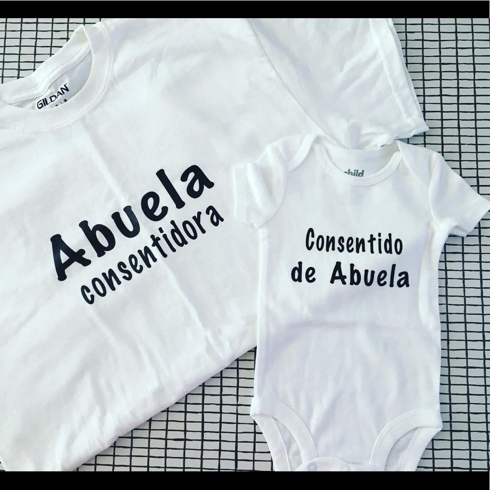 Abuela y nieto Matching outfits!